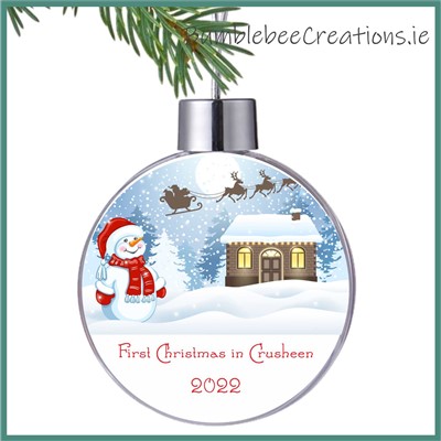 Christmas House Bauble